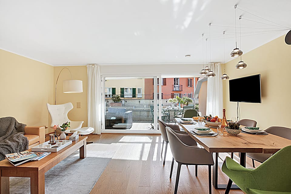 Living and dining room