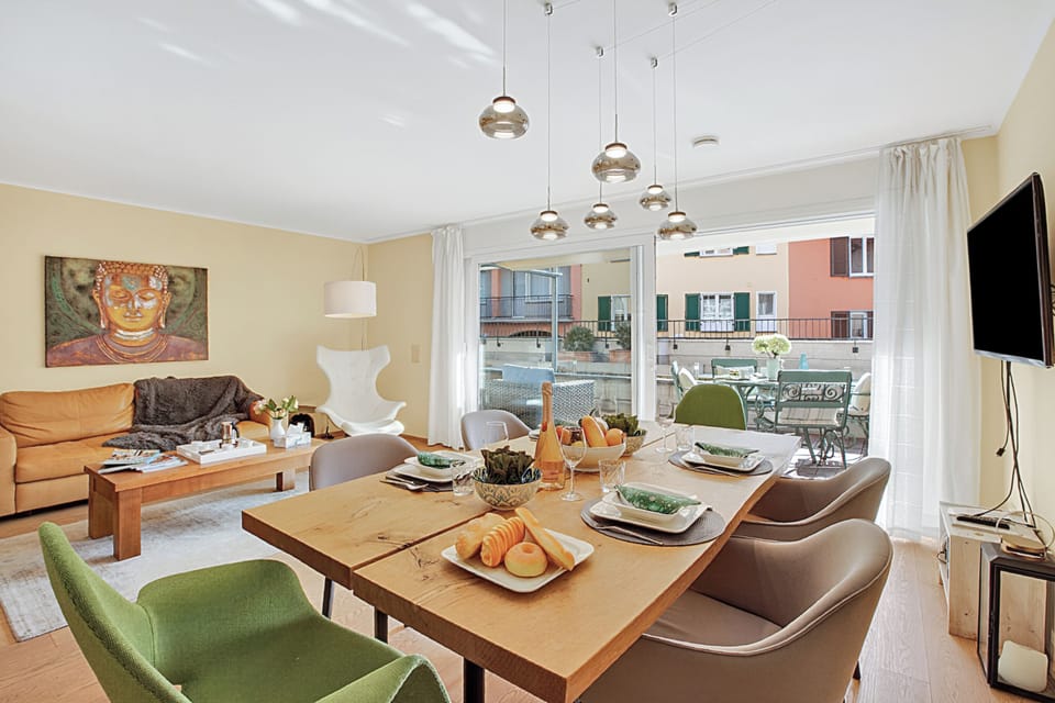 Living and dining room