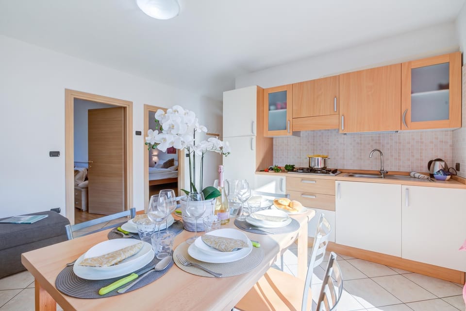 Kitchen and dining area