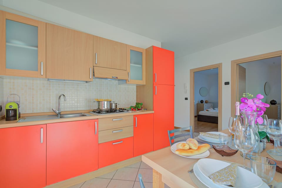 Kitchen and dining area