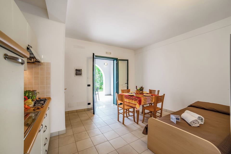 Kitchen and dining area