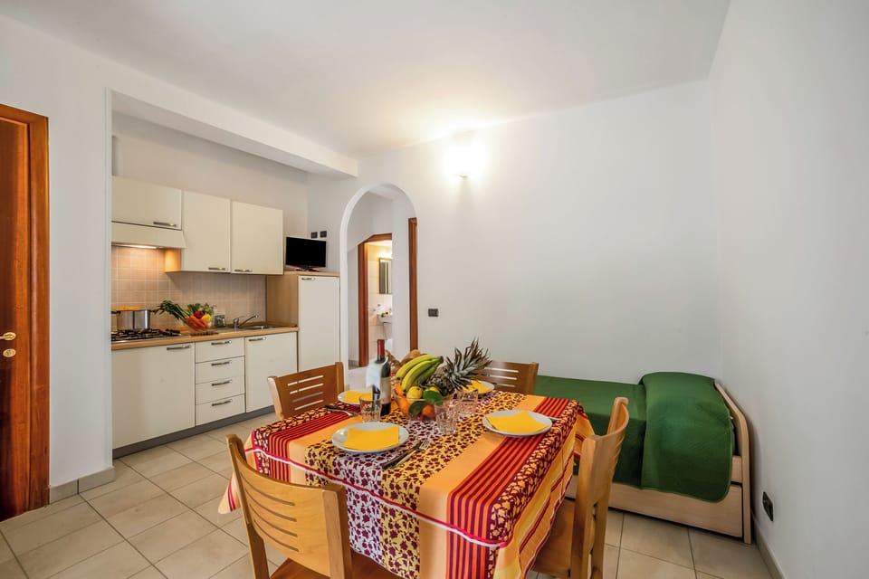 Kitchen and dining area