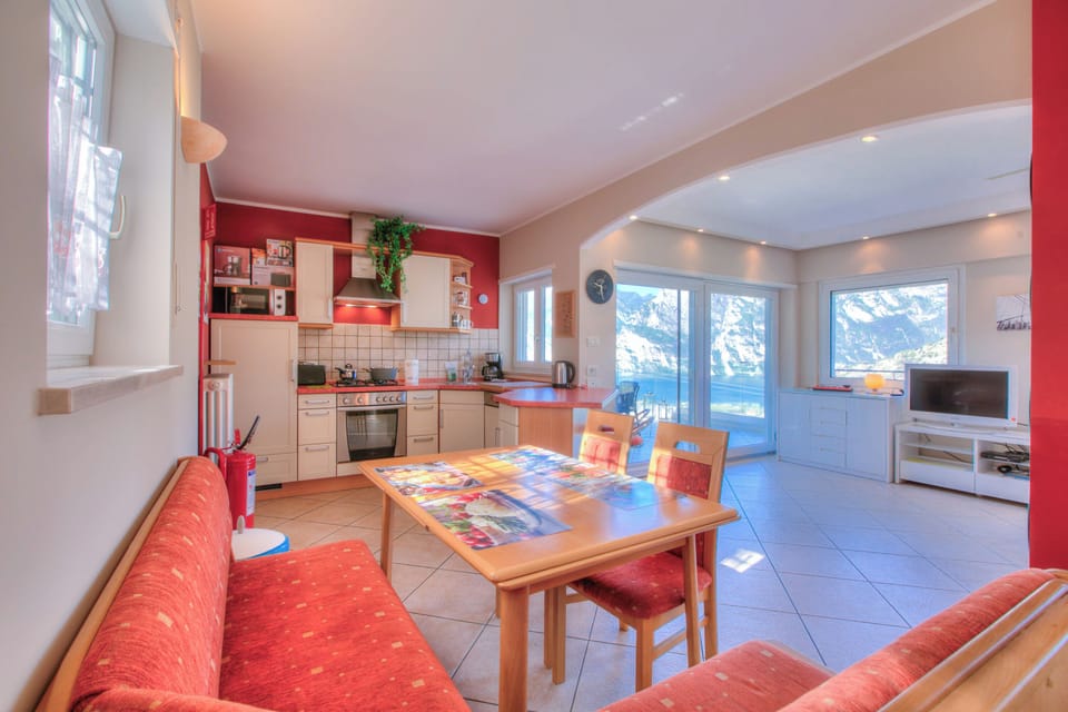 Kitchen and dining area