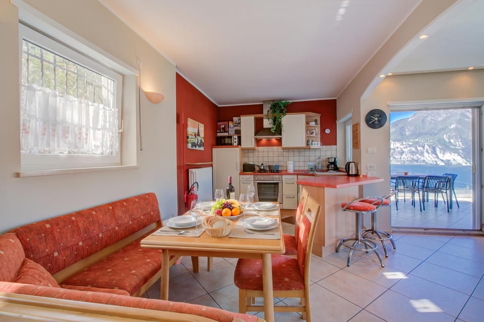 Kitchen and dining area