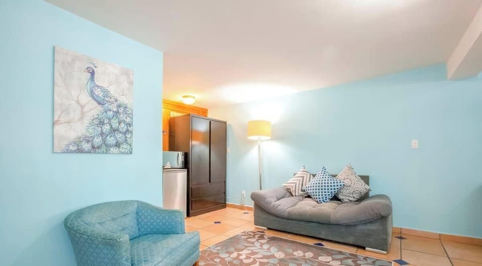 Two sofas available for comfortable seating.