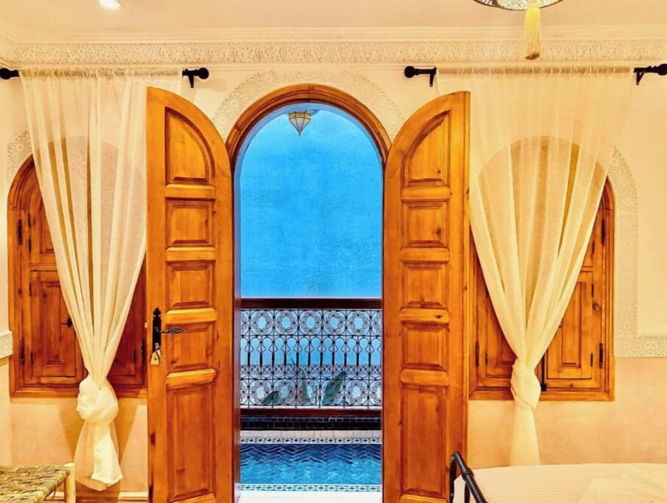 Superior Double Room, Courtyard View | Blackout drapes, iron/ironing board, free WiFi