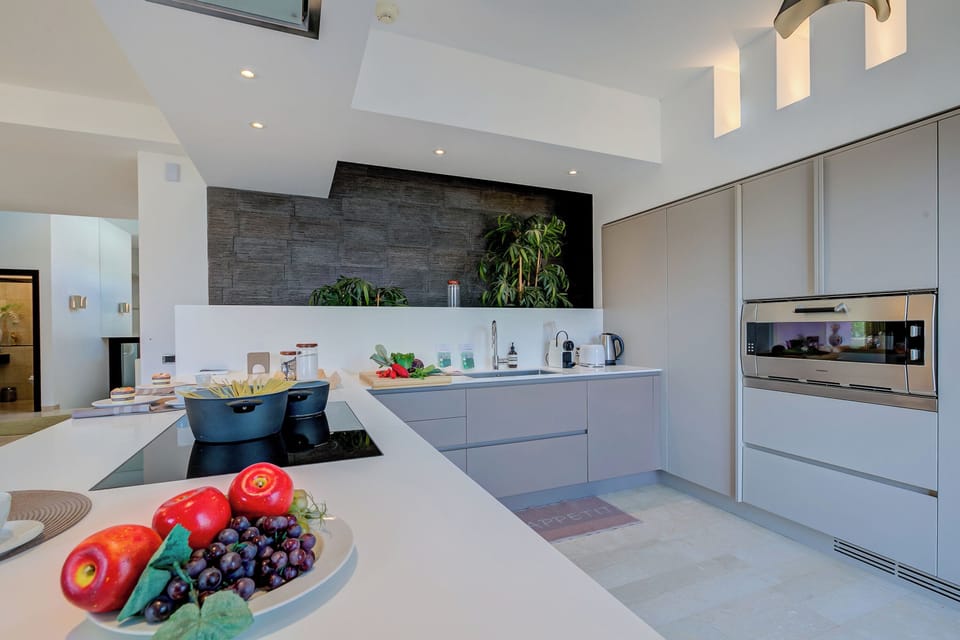 Standard Villa, 3 Bedrooms, Refrigerator & Microwave (Lugano Lake view villa w. private) | Private kitchen