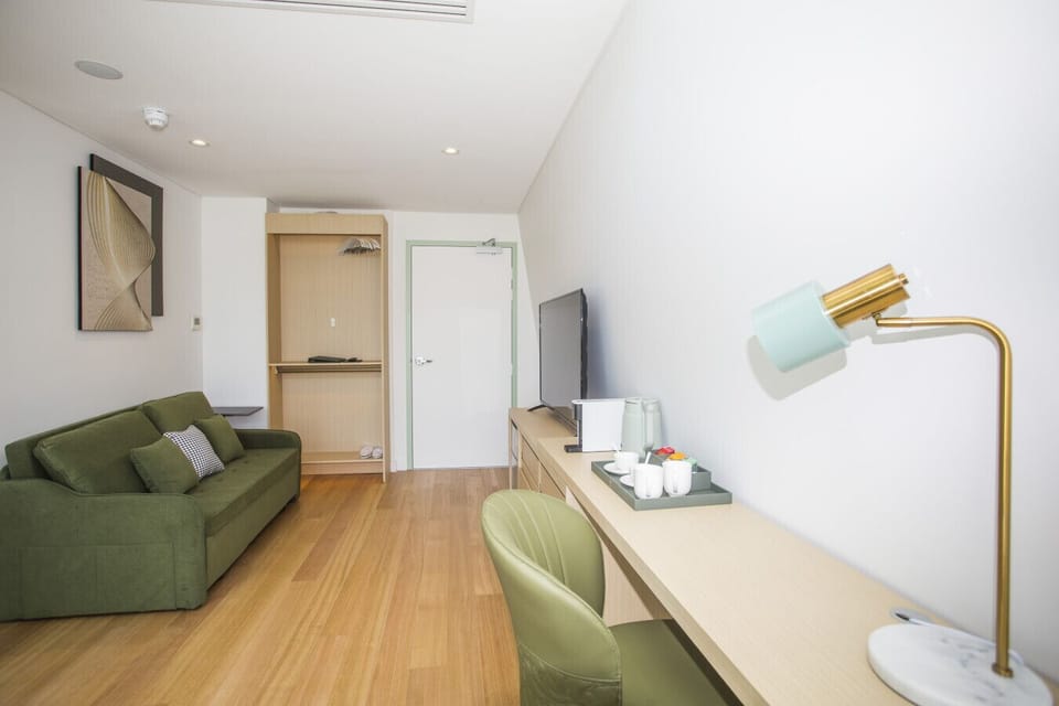 Comfortable workspace and modern amenities for business or leisure stays.