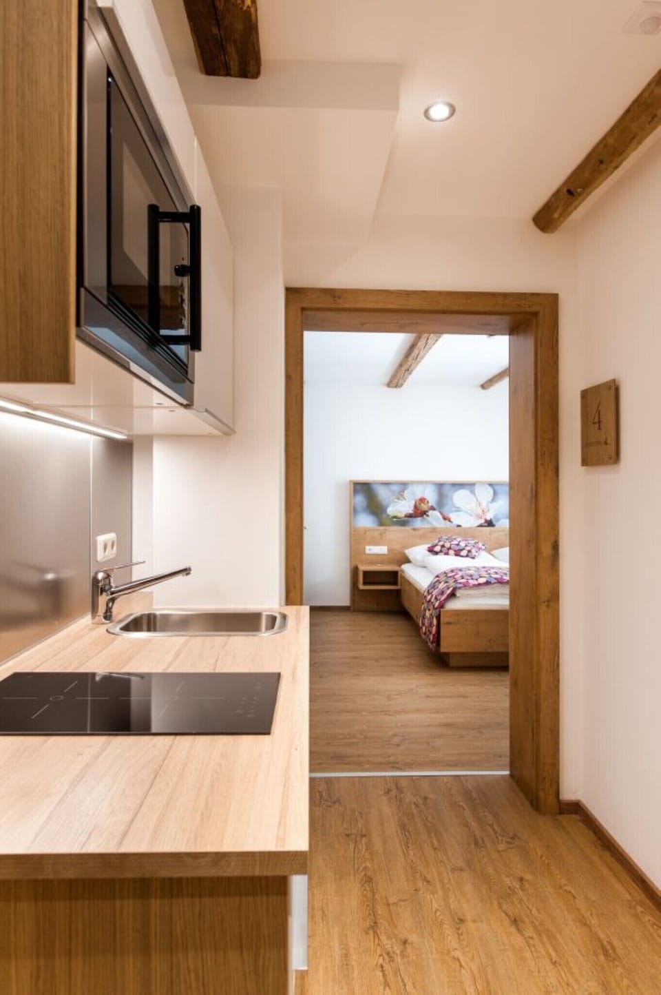 Triple Room, Balcony | Private kitchen | Mini-fridge
