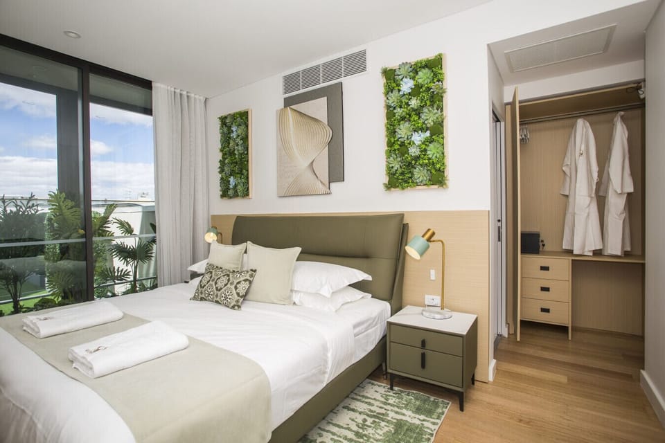 Premium bedding designed for a comfortable and restful stay.