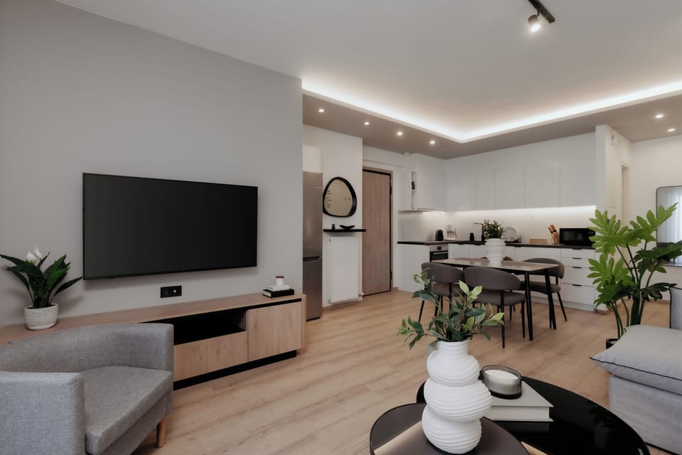 Premier Apartment, 1 Bedroom, Non Smoking, Balcony | Living area