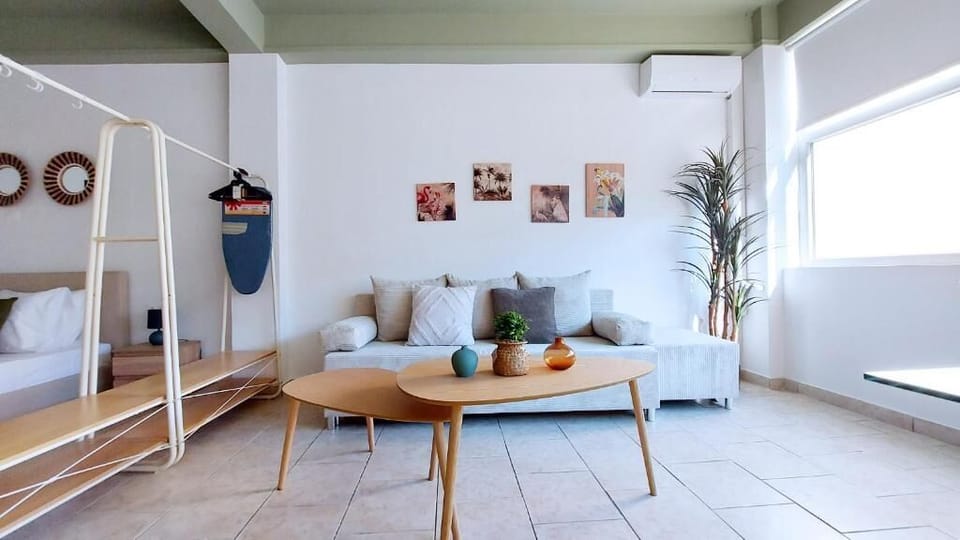 Apartment | Living area | 43-inch Smart TV with digital channels