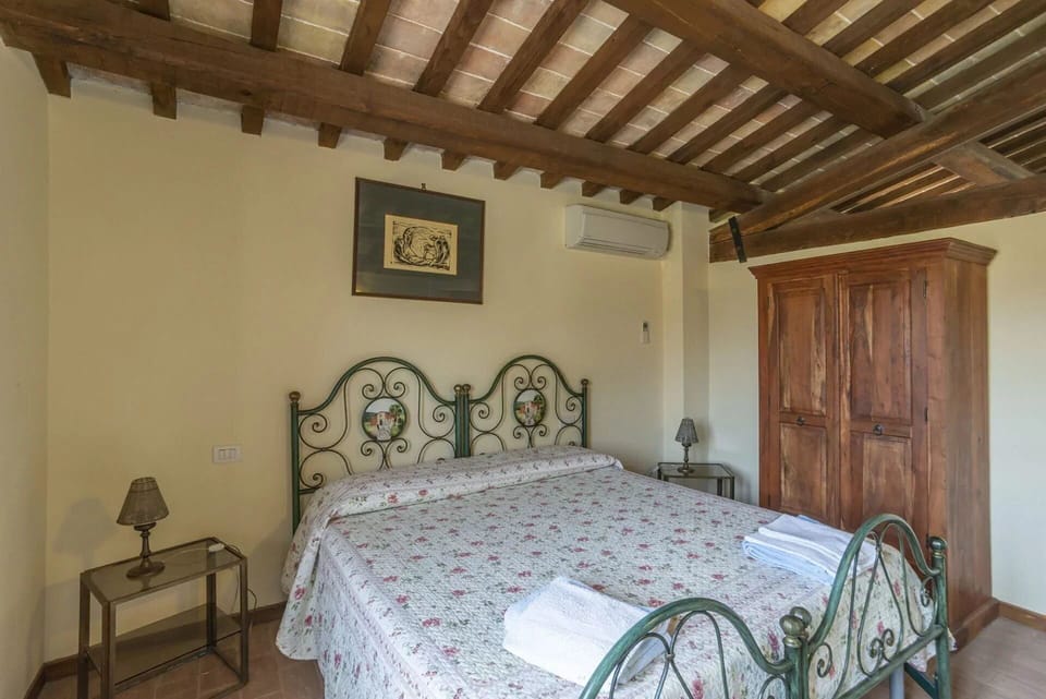 Furniture, Bed, Bed Frame, Bedroom, Picture Frame, Bedding, Houseplant, Chair, Lamp, Villa