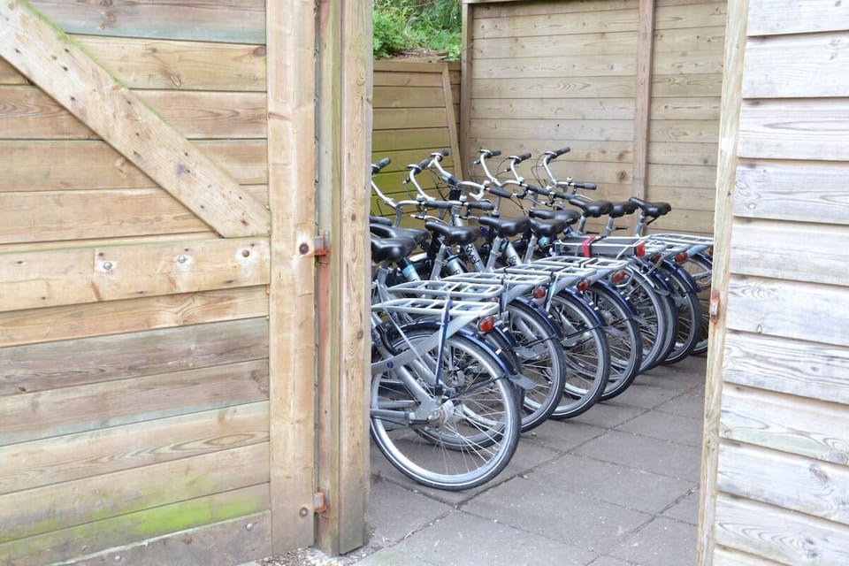 Arrive stress-free with secure bike storage ready for you.