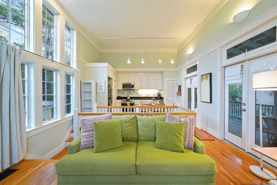 LIVING AREA VIEW OF KITCHEN