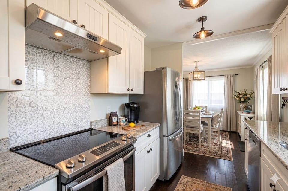Fully stocked kitchen