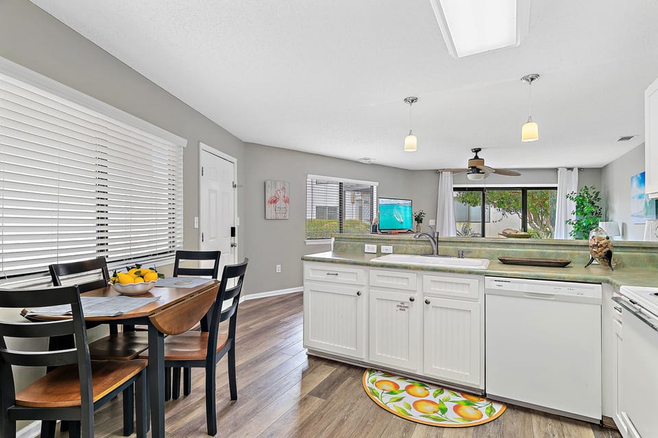 Kitchen and dining space