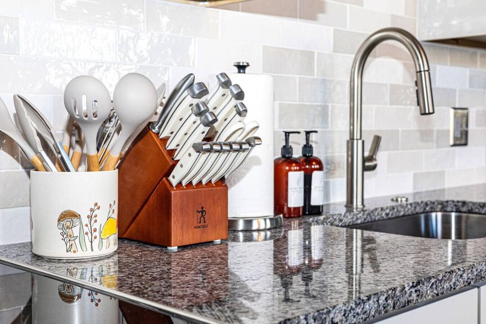 Kitchen: Whip up culinary delights with modern tools and stylish decor at your home away from home!