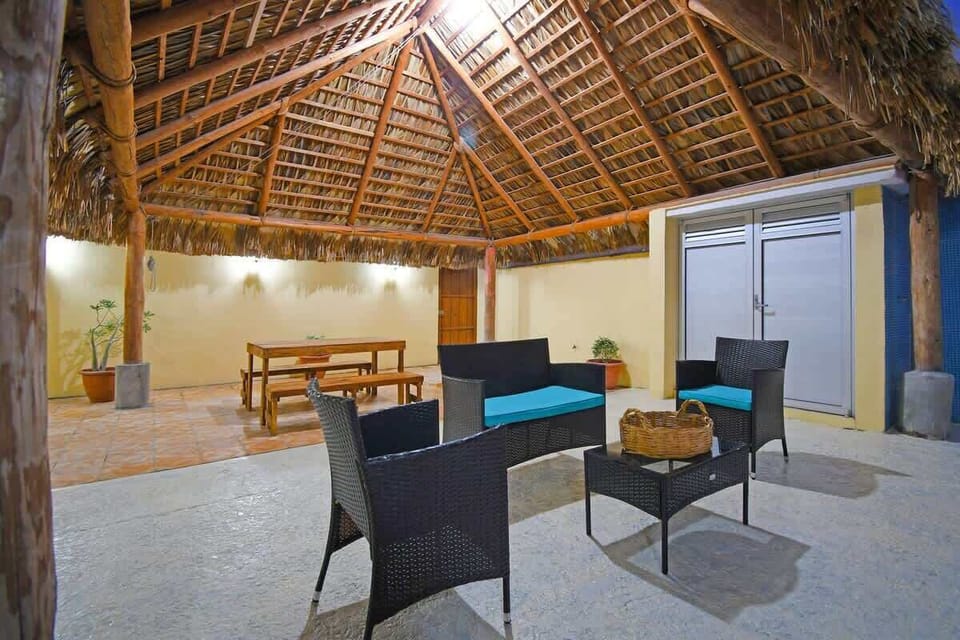 Relax in comfort with cushioned seats, perfect for hanging out and enjoying quality time.
