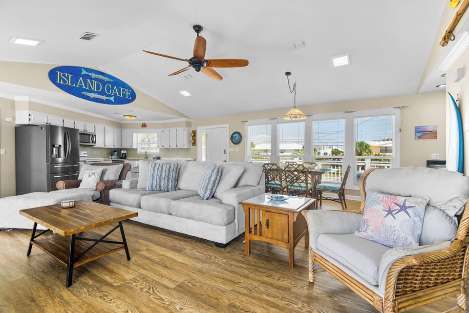 Comfortable living room seating