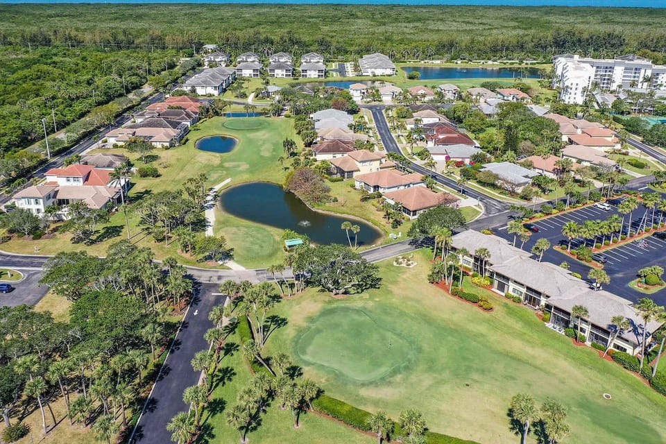 The golf course right by the complex is the perfect outing when you need a break from the beach.
