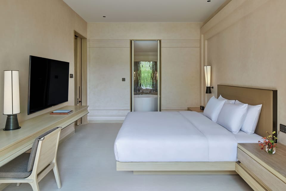 Suite, 1 King Bed, Balcony, Corner (Forest View) | Premium bedding, minibar, in-room safe, desk