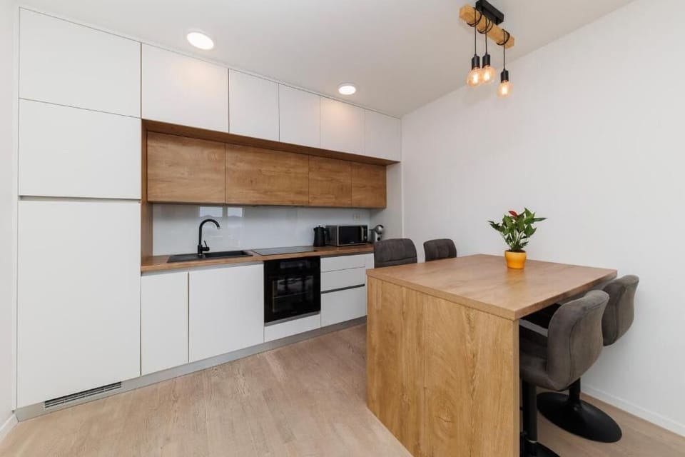 Apartment, Balcony, Sea View | Private kitchen | Espresso maker