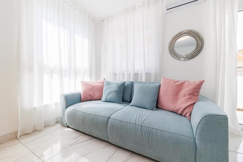 Studio, Balcony, City View | Living area | Flat-screen TV