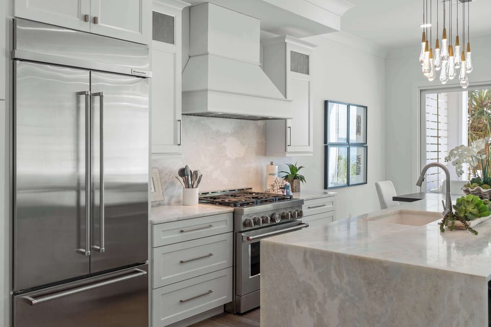 Kitchen Designed for Easy Vacation Living