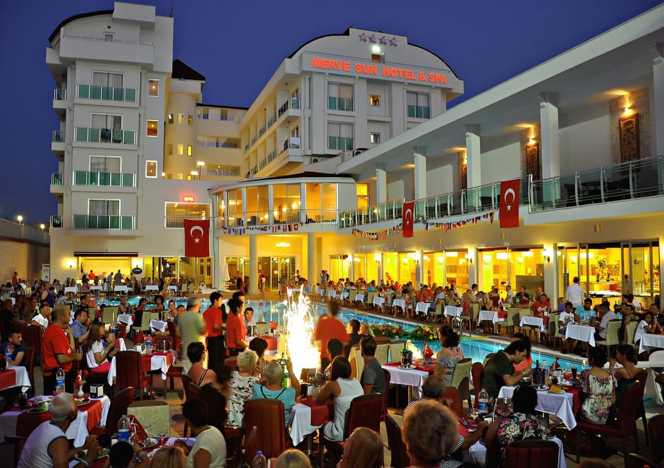 Indoor pool, outdoor pool, pool umbrellas, sun loungers