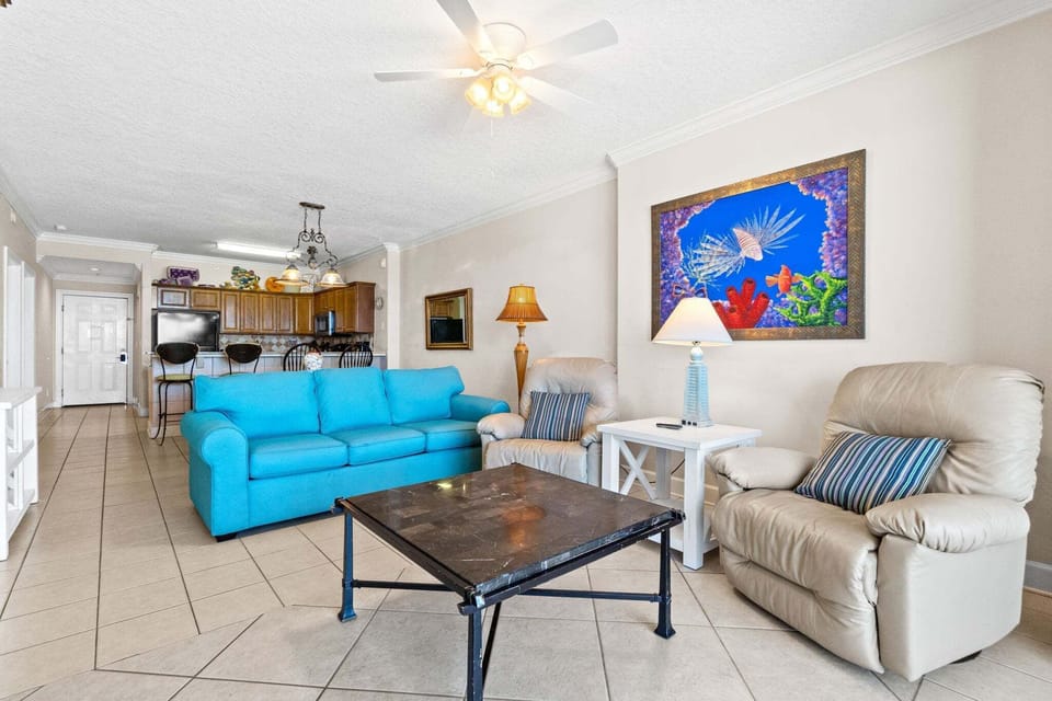 Plenty of comfortable seating makes it easy for guests to relax, unwind, and enjoy time together.