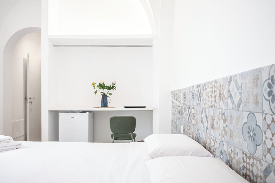 Standard Double Room | Desk, laptop workspace, blackout drapes, iron/ironing board