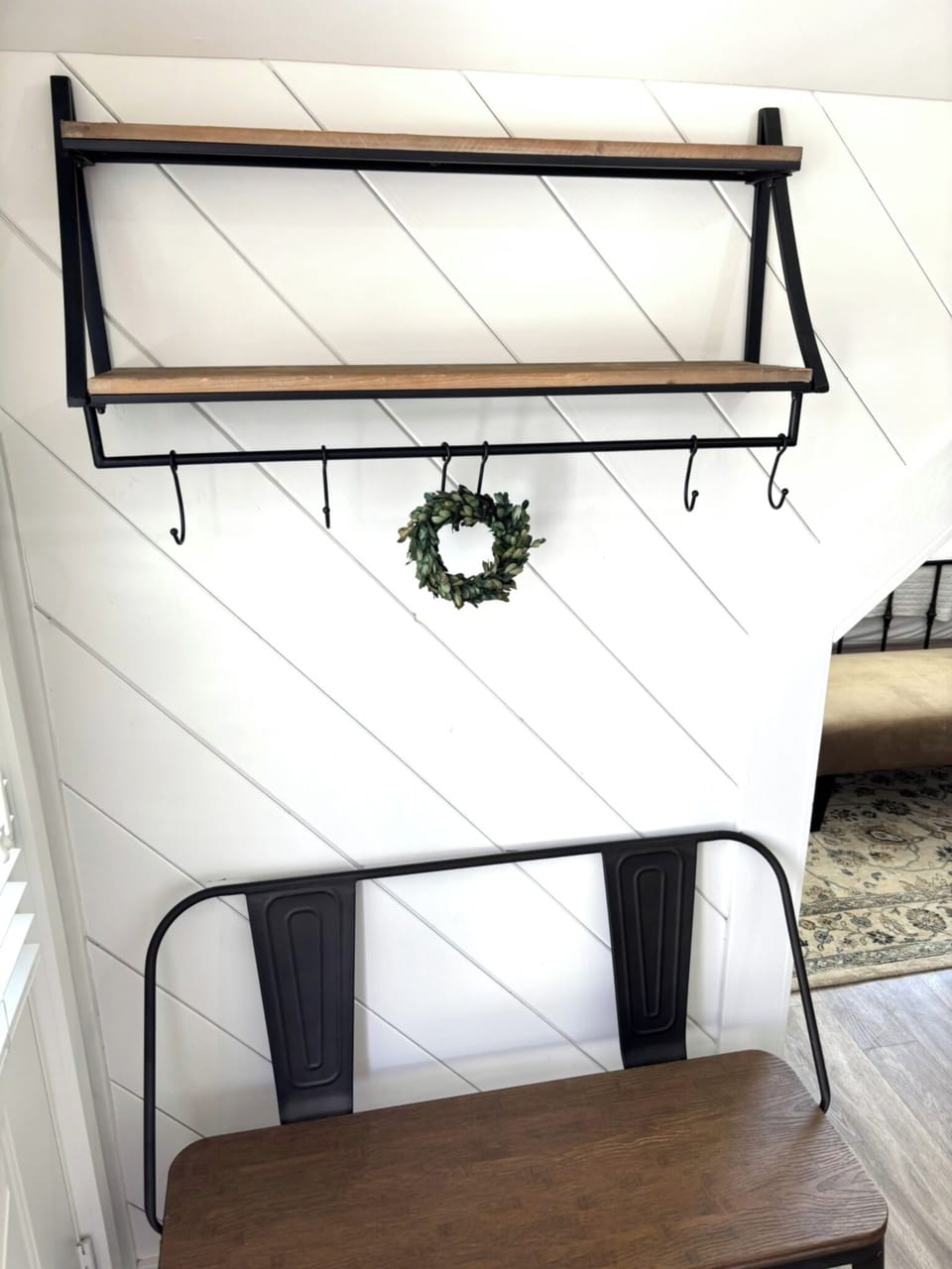 Coat Rack in Entryway