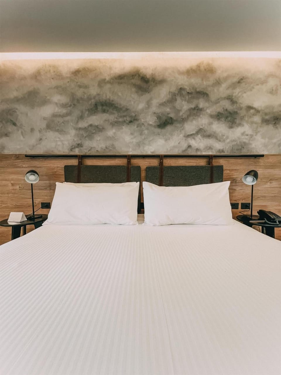 Sink into plush pillows and enjoy a restful night’s sleep.