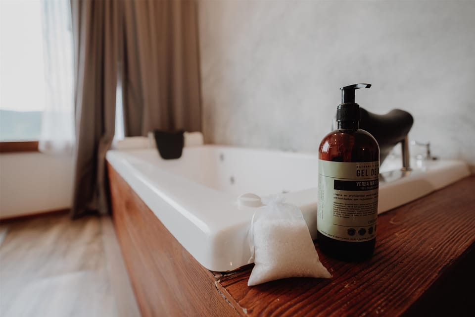 Indulge in a spa soak with premium bath essentials.