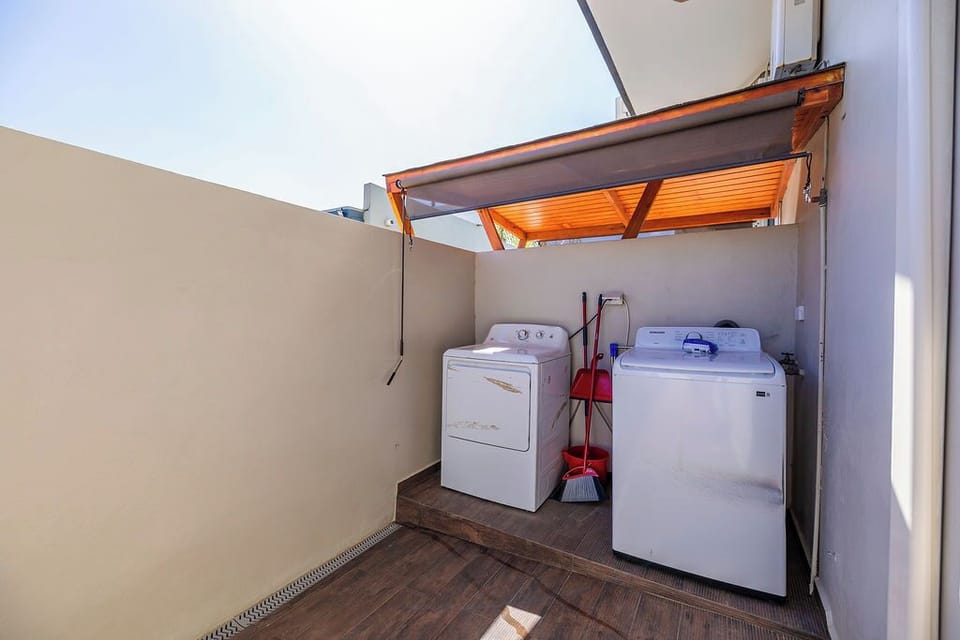 Leave the travel stress behind with our convenient, dedicated outdoor laundry area. This space ensures your gear is ready for the next adventure.