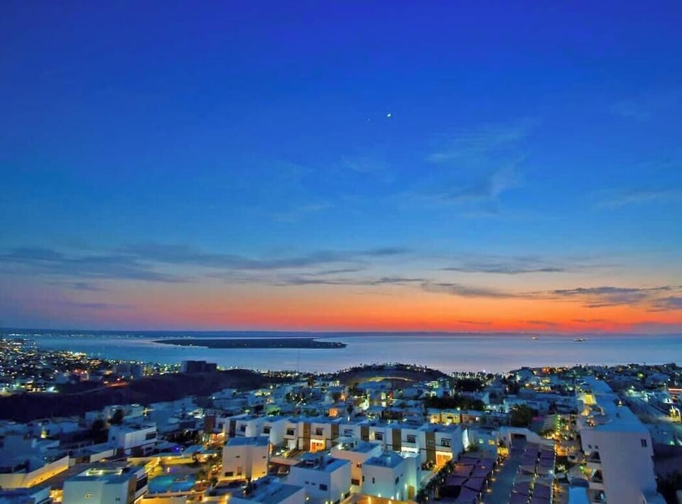 You’ll have a front-row seat for one of La Paz’s stunning sunsets