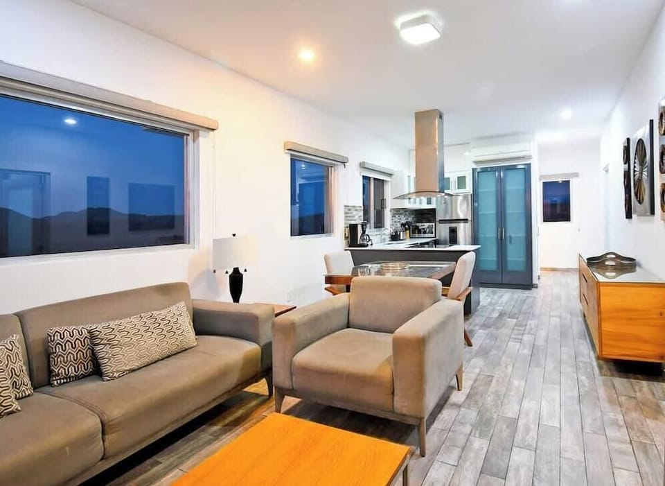An open floor plan lets the energy flow freely