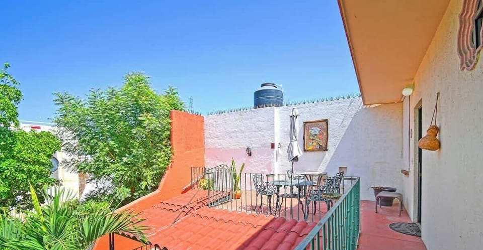 Just outside your door, you’ll find tables and chairs for dining and lounging