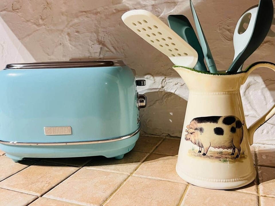 Kitchen utensils and amenities (toaster) 