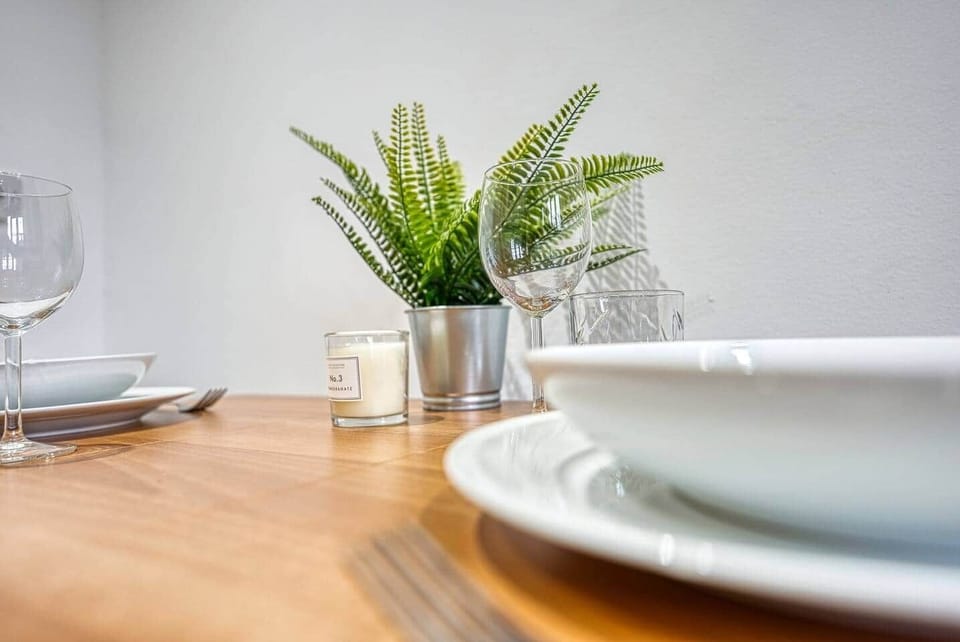 Small dining table perfect for home-made meals 
