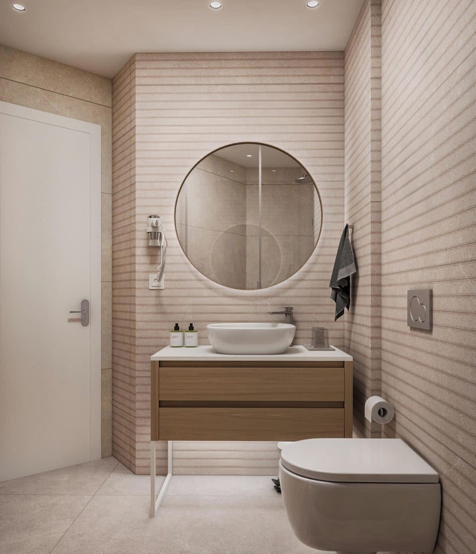 Family Room, Balcony, City View | Bathroom | Shower, hair dryer, towels, soap