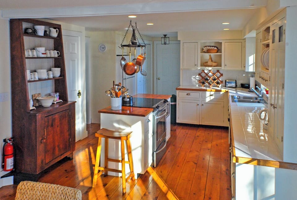 The gourmet kitchen
