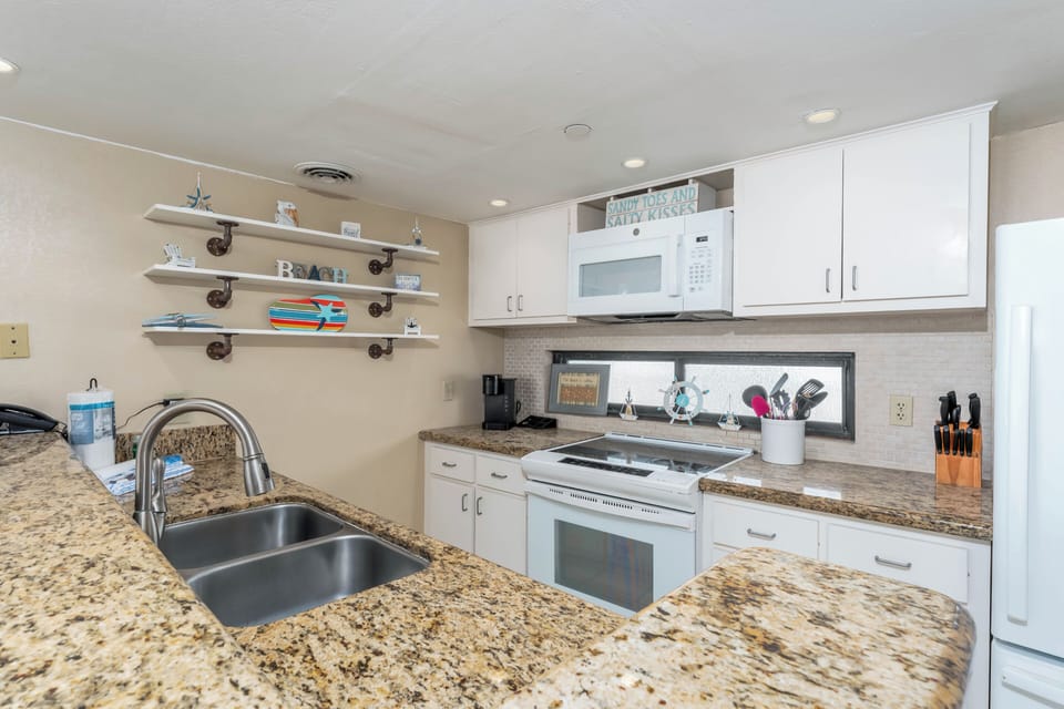 A trip to South Padre Island promises endless beach fun, and a stay at Saida Towers promises the convenience of full-size appliances!