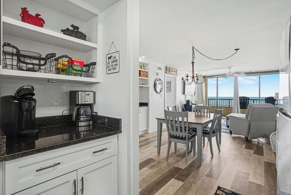 Kitchen Area with Coffee Bar