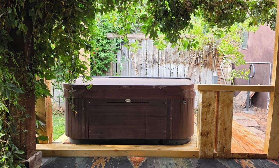 Private Hot Tub to Enjoy After a Day of Explorations!