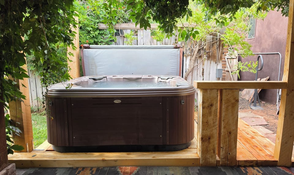 Private Hot Tub to Enjoy After a Day of Explorations!