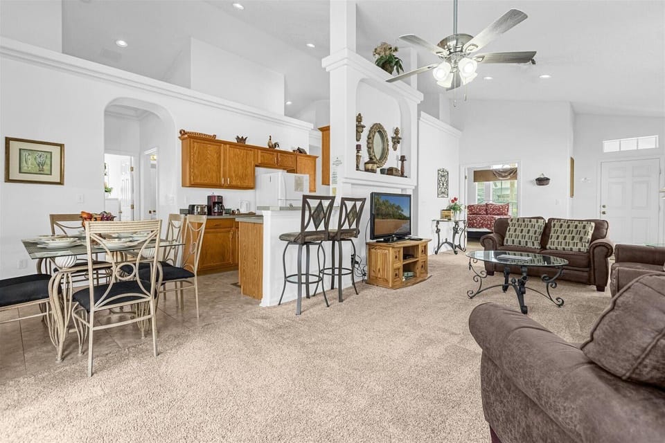 Living Room and Dining Area