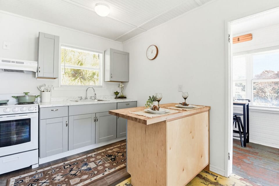Kitchen | Kitchen Island | Window Over Sink & Cabinet Storage