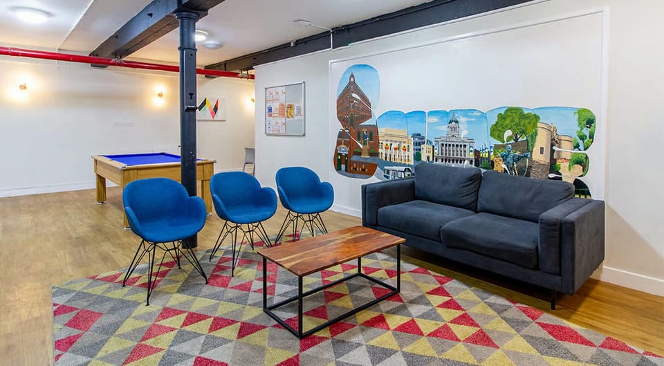 Lobby sitting area